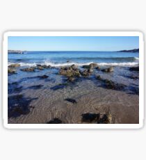 Blue Sea at Portsoy Beach Sticker