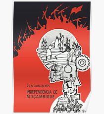 "Mosambik Independence", Volksrepublik Mosambik, José Freire, 1975 Poster