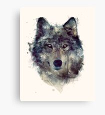 Wolf // Durchhalte dich Leinwanddruck