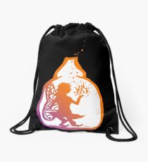 Fairy in a Bottle Drawstring Bag