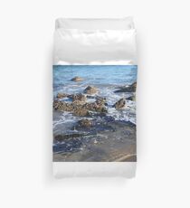 Blue Sea at Portsoy Beach II Duvet Cover