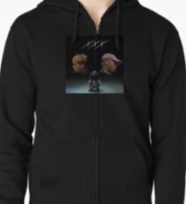 Triple X Dual Self Zipped Hoodie