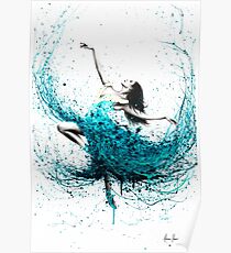 Teal Dancer Poster