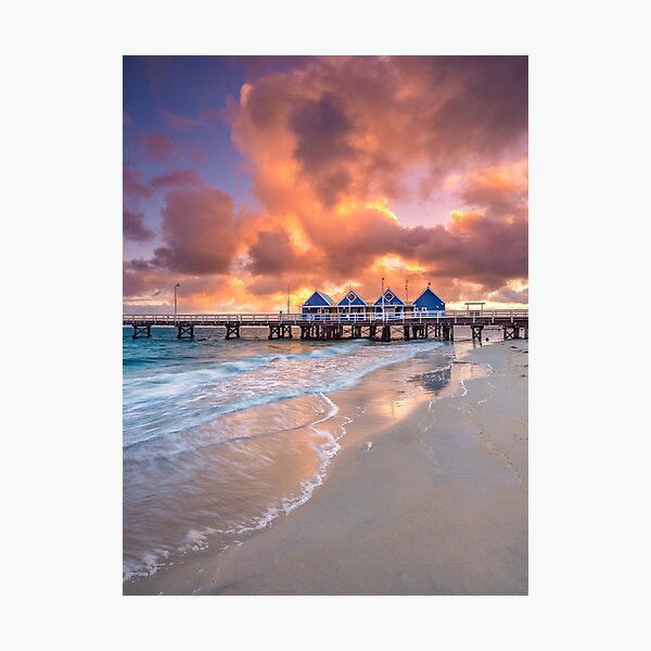 Busselton Jetty at Sunrise Photographic Print