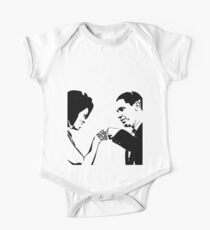 DON'T BOO, VOTE: Obama Fist Bump Short Sleeve Baby One-Piece