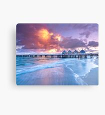 Busselton Jetty Sunrise Metal Print