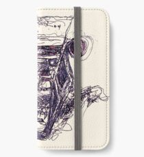 Iss Worte iPhone Flip-Case/Hülle/Klebefolie