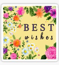 Best wishes Sticker