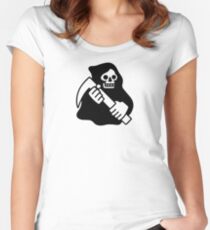 Tod Tailliertes Rundhals-Shirt