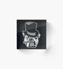 Detective bulldog Acrylic Block