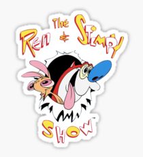 Ren and Stimpy Stickers | Redbubble