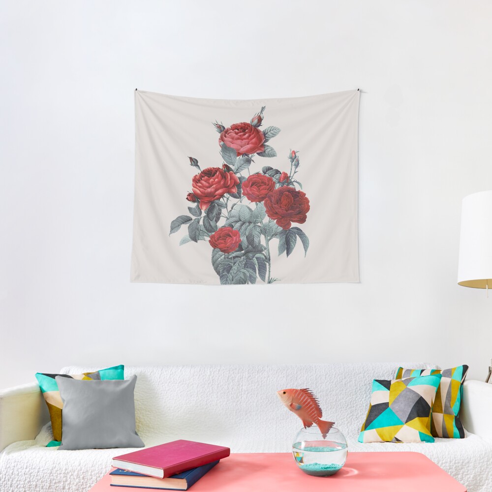 Minimal Redpassion Tapestry