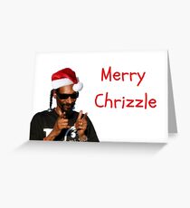Snoopy Xmas Card, rapper greeting card Greeting Card