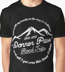 Donner Pass road trip (white) Graphic T-Shirt