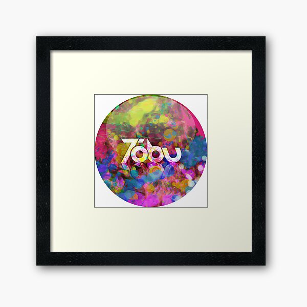Tobu - Colorful logo Framed Art Print
