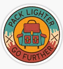 Pegatina Etiqueta de camping vintage, parche de viaje, camiseta de camping