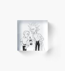 Rick and Morty (Stylised) Acrylic Block