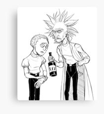 Rick and Morty (Stylised) Canvas Print