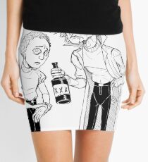 Rick and Morty (Stylised) Mini Skirt