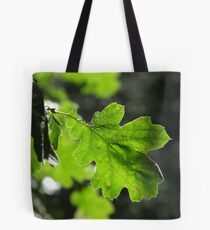 Sunlit leaf Tote Bag
