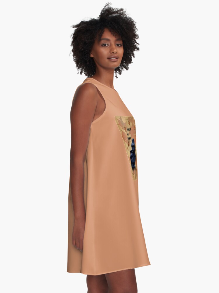 Alternate view of Keep Calm And Pilgrim On A-Line Dress