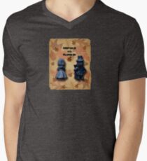 Keep Calm And Pilgrim On V-Neck T-Shirt