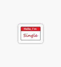 Hello, I'm Single Sticker