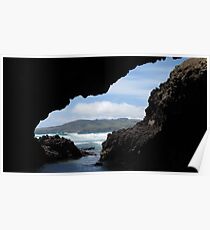 Cave view Poster