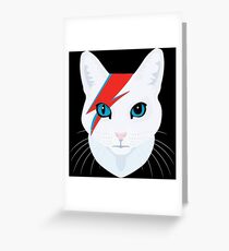 Cat Bowie Greeting Card