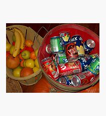 Eat and Drink Photographic Print