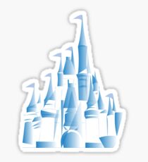 blue castle Sticker