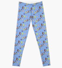 Chibi N & Hilda from Pokemon Black & White Leggings