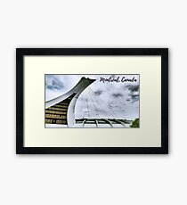 Olympisches Stadion von Montreal Gerahmtes Wandbild