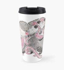 Opossum with babies Travel Mug