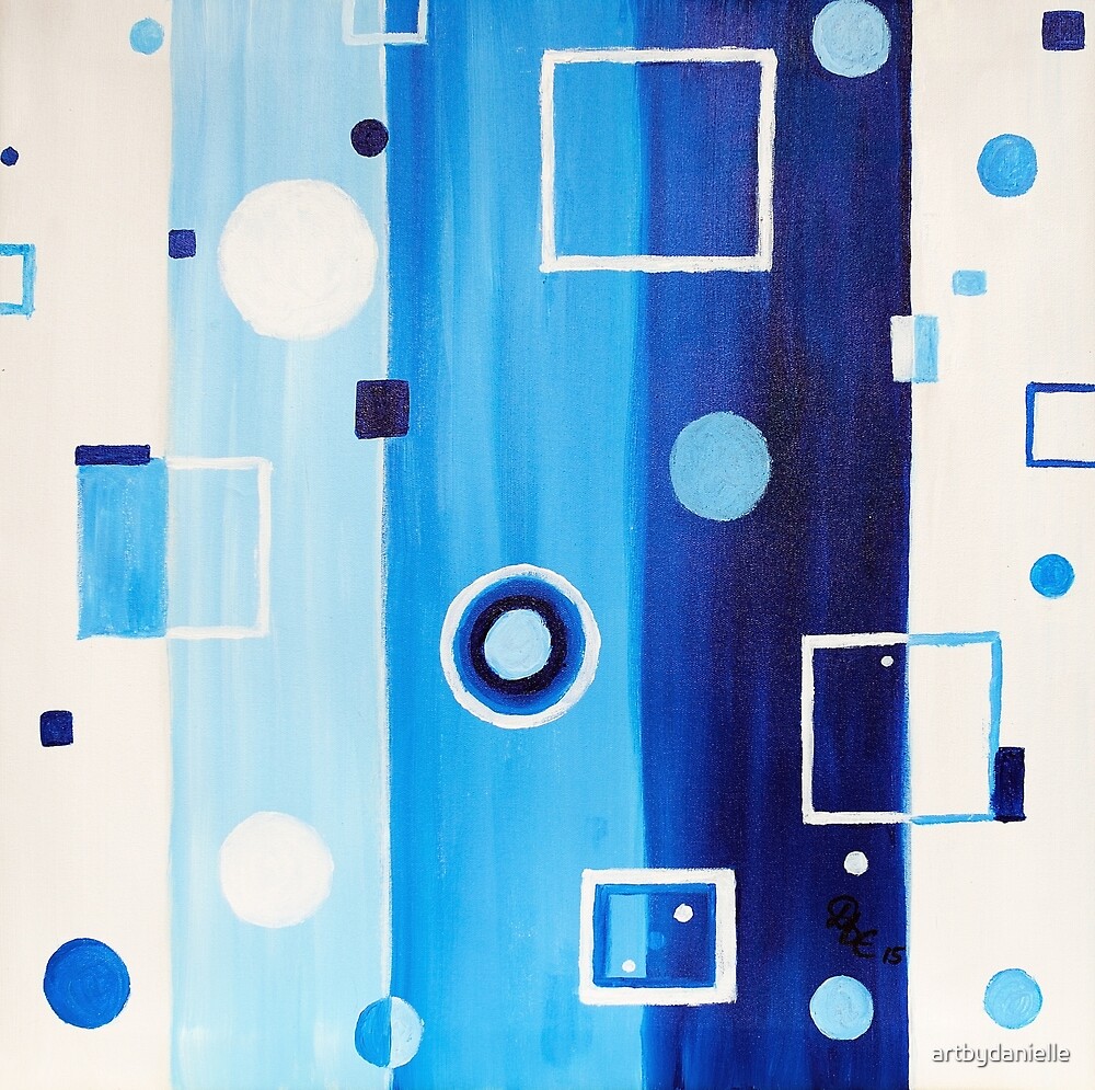 "Blue Abstract" by artbydanielle | Redbubble