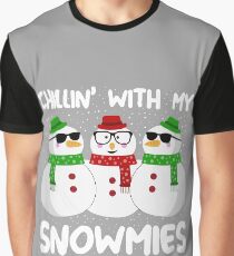 Chillin With My Snowmies Graphic T-Shirt