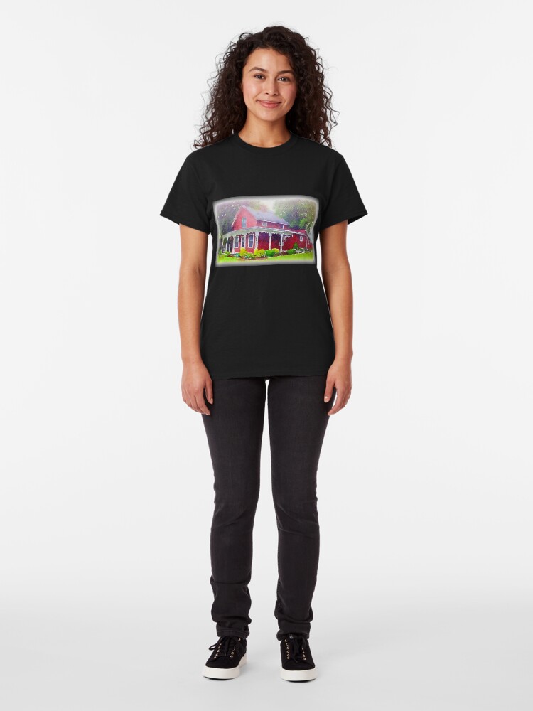 Alternate view of The Red Farmhouse, Norwalk, Ohio Classic T-Shirt
