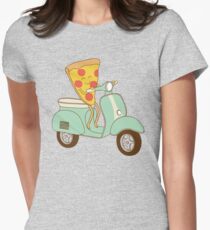 pizza delivery Women's Fitted T-Shirt