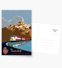 Vintage CP Rail Travel Poster Postcards