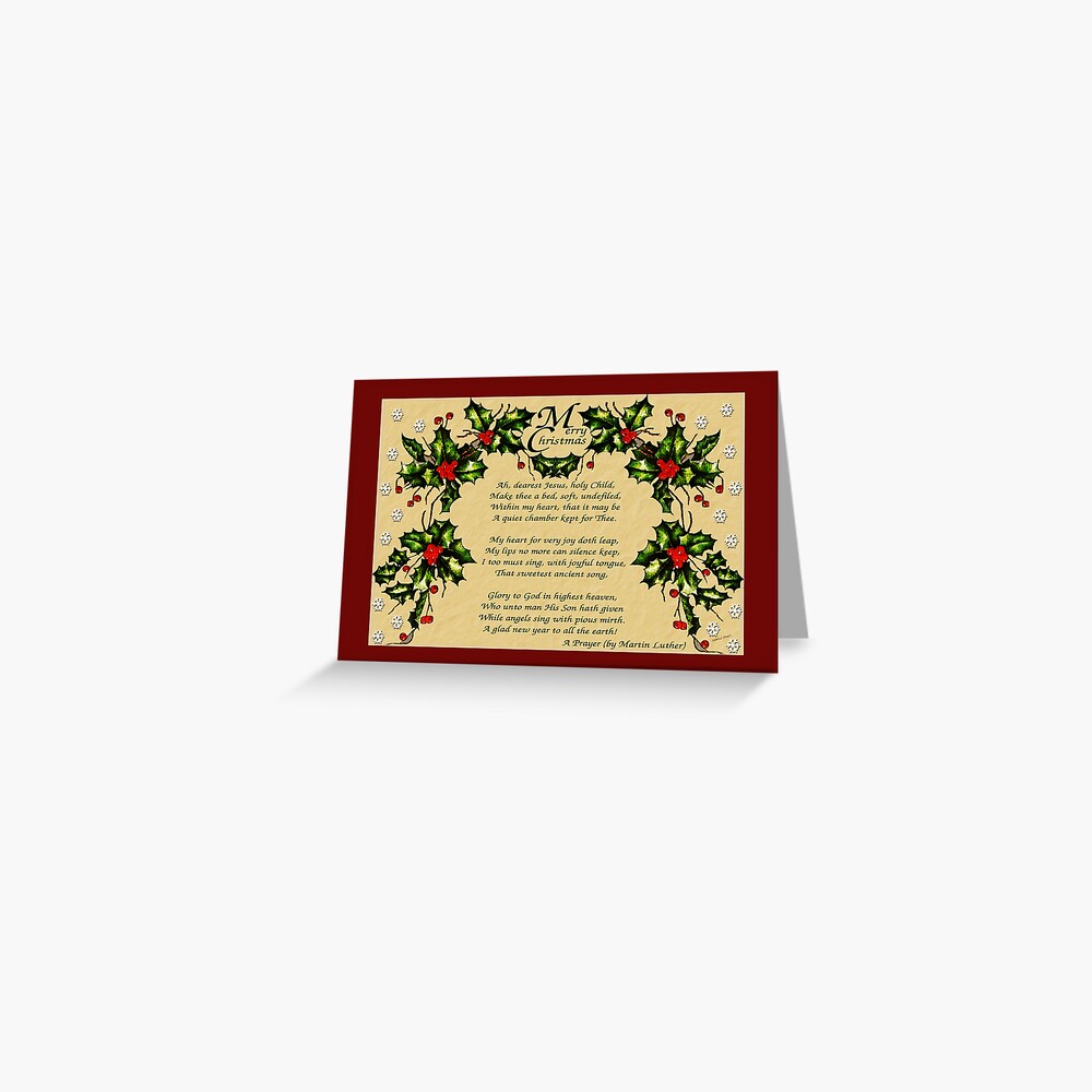 &quot;A Christmas Prayer&quot; Greeting Card by DwCCreations | Redbubble