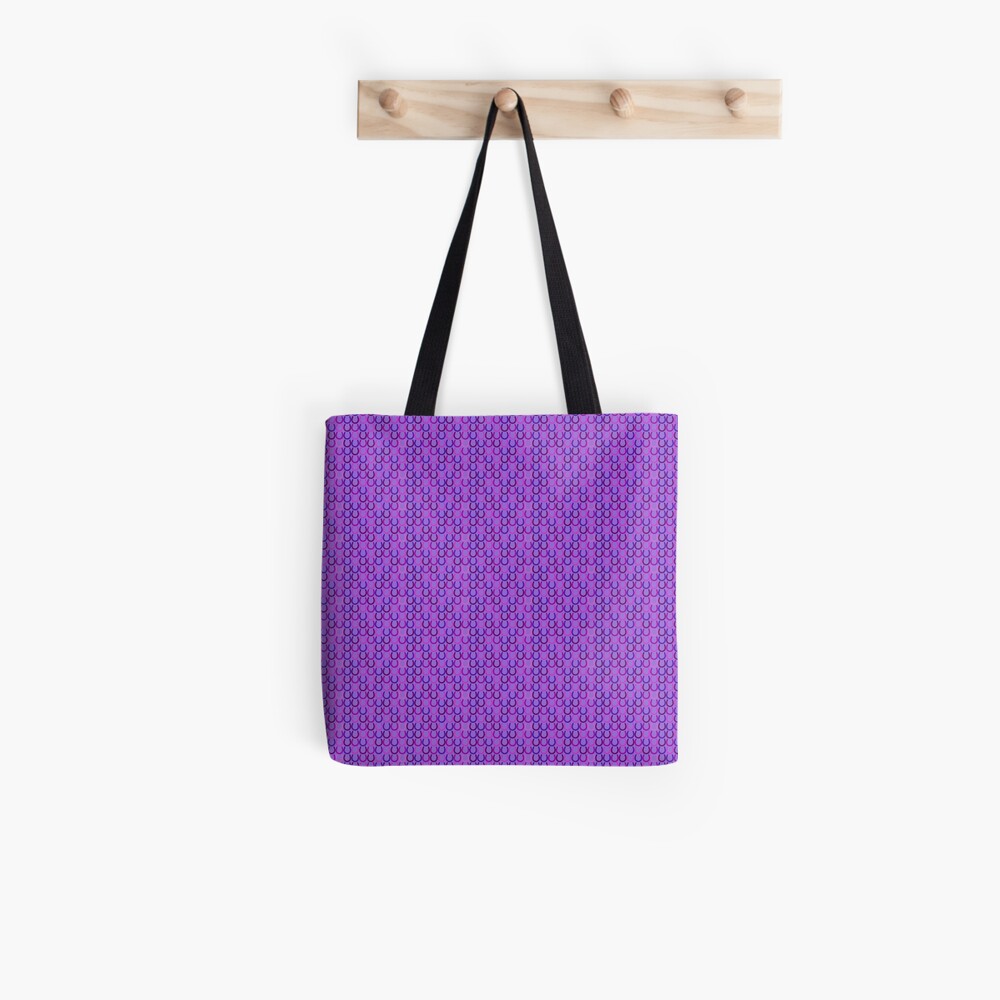 Horseshoes purple Tote Bag