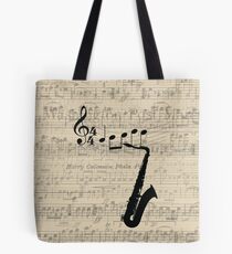 Saxophone Tote Bag