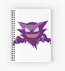 Haunter Pokemon Simple No Borders Spiral Notebook
