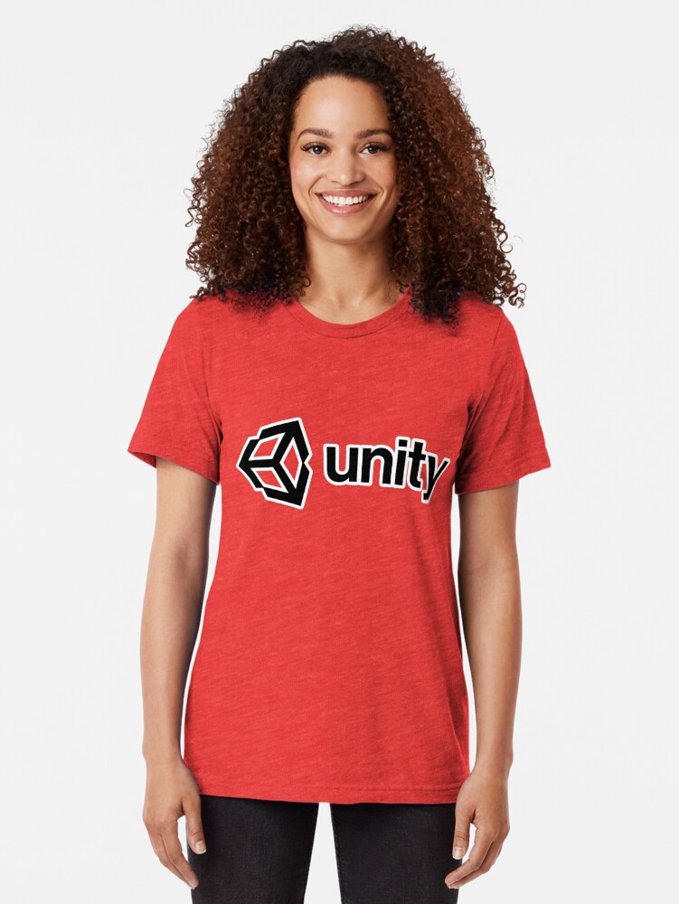Alternate view of Unity 3D Tri-blend T-Shirt