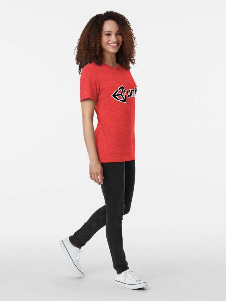 Alternate view of Unity 3D Tri-blend T-Shirt