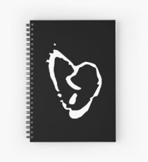 Xxxtentacion broken heart symbol Spiral Notebook