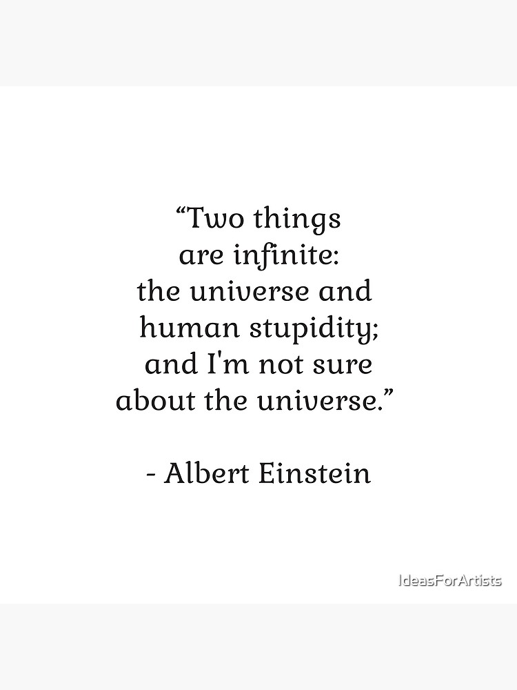 Prima Einstein Zitat Dummheit Tausende Populäre Zitate