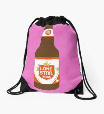 "La Botella" Lonestar Beer Loteria Drawstring Bag