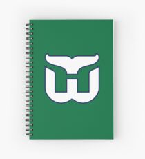 Hartford Whalers Hockey Retro Spiral Notebook