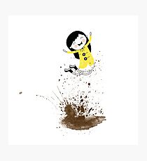 Dear Girl - Mud Puddle Photographic Print